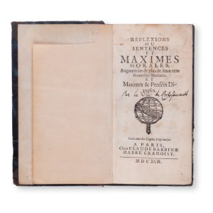 [ROCHEFOUCAULD, Francois de la]: Reflexions ou sentences et maximes morales augmentees
