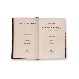 ULRICI, Hermann: Gott und Mensch. II.Theil, I. Band