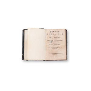 LEOPOLD, Ernestus Fridericus: Lexicon Hebraicum et Chaldaicum