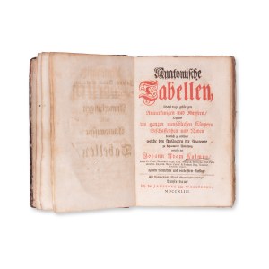 KULMUS, Johann Adam (1689 - 1745): Anatomische Tabellen