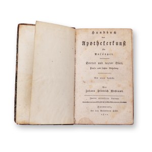 WESTRUMB, Johann Friedrich (1751 - 1819): Handbuch der Apothekerkunst III.