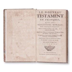 QUESNEL, Pasquier (1634 - 1719): Le nouveau Testament en francois II