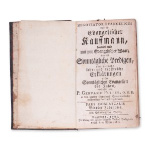 BULFFER, Gervasio (1714 - 1792): Negotiator Evangelicus