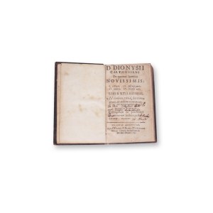 CARTHUSIANUS, Dionysius (1402-1471): De Quatuor Hominis Novissimis