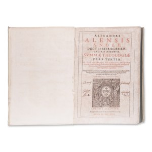 ALEXANDER z Halesu (1185 - 1245): Ordinis Minorum III.