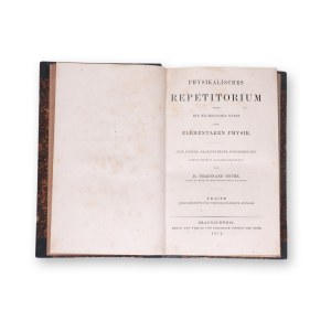 BOTHE, Ferdinand: Physikalisches Repetitorium