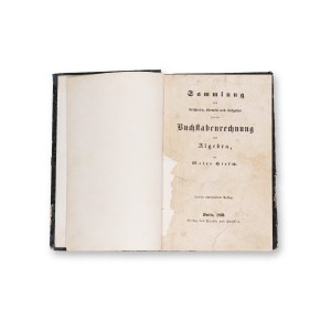 HIRSCH, Meier (1770 - 1851): Sammlung von Beispielen