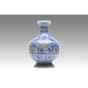 Pharmacy jar FIASCA | Faenza, Italy | 17th century