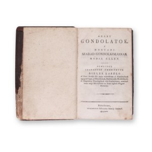 BIELEK, Laszlo (1744 - 1807): Arany gondolatok