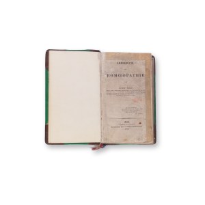 LUTZE, Arthur (1813 - 1870): Lehrbuch der Homöopathie