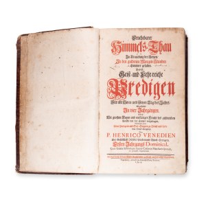 VENEDIEN, Henrico: Fruchbahrer Himmels - Thau