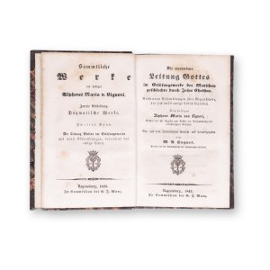 DE LIGORIO, Alphonso Maria (1696 - 1787): Die wunderbare Leitung Gottes