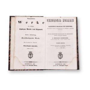 DE LIGORIO, Alphonso Maria (1696 - 1787): Theologia moralis VI.