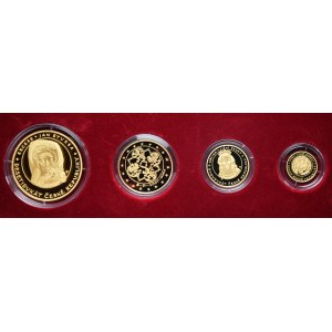 ČR, Dukátová řada ČR 2009, Proof, 10, 5, 2, 1 dukát