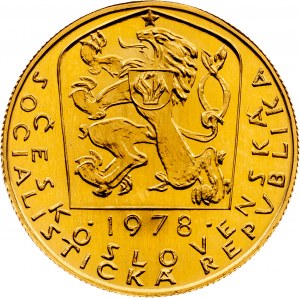 ČSSR, dukát Karel IV. 1978, UNC