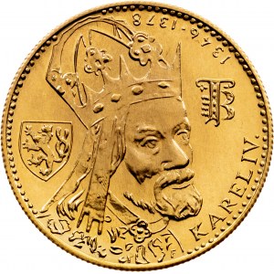 ČSSR, dukát Karel IV., 1980, UNC