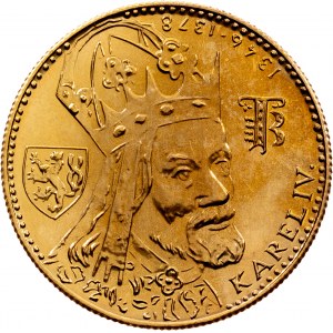 ČSSR, dukát Karel IV., 1981, UNC