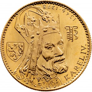 ČSSR, dukát Karel IV., 1982, UNC