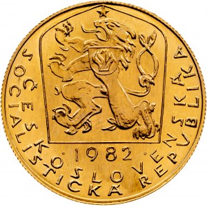 ČSSR, dukát Karel IV., 1982, UNC