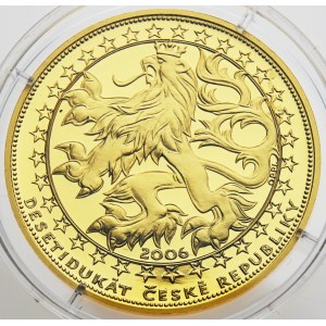 ČR, Sada Dukátů, 1, 5, 10 Dukát, 2006, + 2 dukát 2005, Proof
