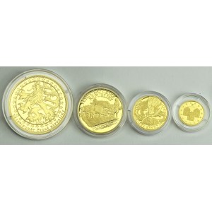 ČR, Sada Dukátů, 1, 2, 5, 10 Dukát, 2006, Proof