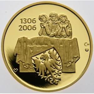 ČR, Zlatá číslovaná medaile, 700 let vymření přemyslovců po meči, 2007