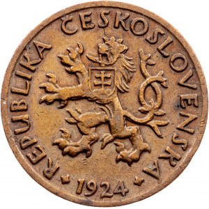 ČSR, 5 haléř 1924, EF
