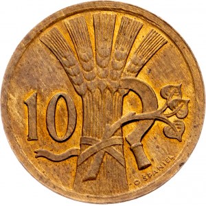 ČSR, 10 haléř 1921, Zkušební ražba