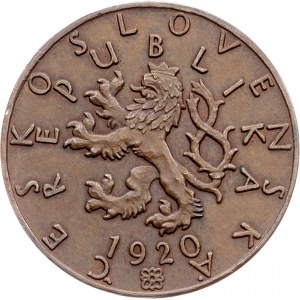 ČSR, 5 Stotin 1920, Zkušební ražba