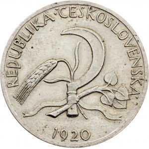 ČSR, 50 Stotin 1920, Zkušební ražba RRR!