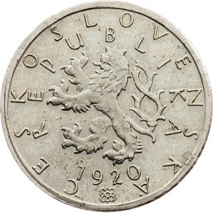 ČSR, 50 Stotin 1920,Zkušební ražba RRR!
