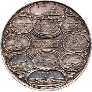 Stříbrná medaile na porážku Turků 1685, I.G