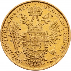 1/2 Sovrano 1831 M, VF