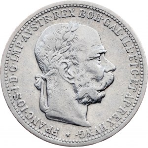 1 Koruna 1906 bz, VF