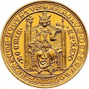 2 dukát Karel IV. 1978, UNC