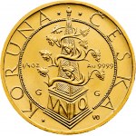 Exkluzivní Sada zlatých mincí Koruna Česká 1995