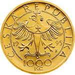 Exkluzivní Sada zlatých mincí Koruna Česká 1995