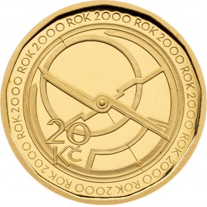 Czech Republic, Commemorative medal with motif 20 CZK, Český Krumlov, Proof