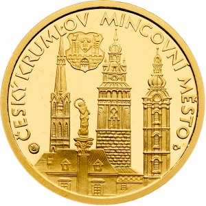 Czech Republic, Commemorative medal with motif 20 CZK, Český Krumlov, Proof
