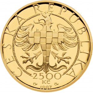 Czech Republic, 2500 CZK Moravian Estates tolar, 1997, Proof