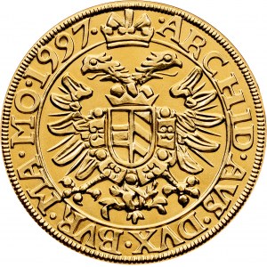 Replica of the ducat of Rudolf II. 1997