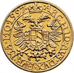 Replica of the ducat of Rudolf II. 1997