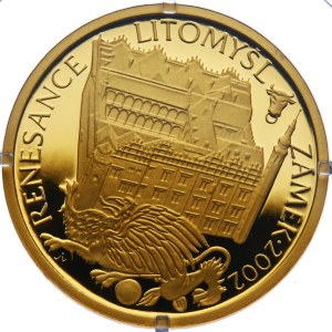 ČR, Deset století Architektury, 2500 Kč, 2002, Proof