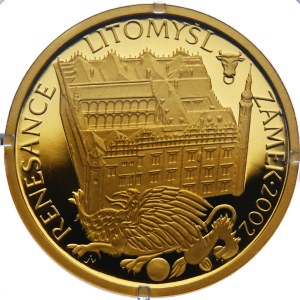 ČR, Deset století Architektury, 2500 Kč, 2002, Proof