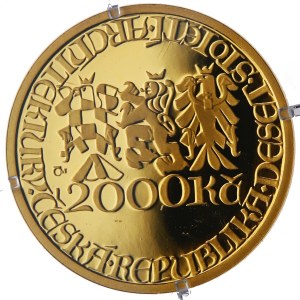 ČR, Deset století Architektury, 2500 Kč, 2002, Proof