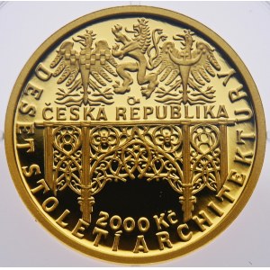 Czech Republic, Ten Centuries of Architecture, 2500 CZK, 2004