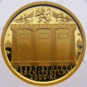 ČR, Deset století Architektury, 2500 Kč, 2004