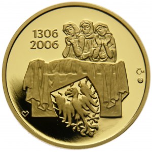 Czech Republic, Gold numbered medal, 700 years of the extinction of the Přemyslids after the sword, 2007 t