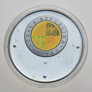Czech Republic, 2000Kč, 2000, Year 2000 - end of millennium, Proof