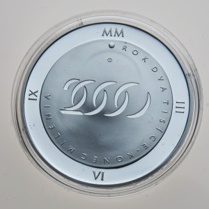Czech Republic, 2000Kč, 2000, Year 2000 - end of millennium, BK